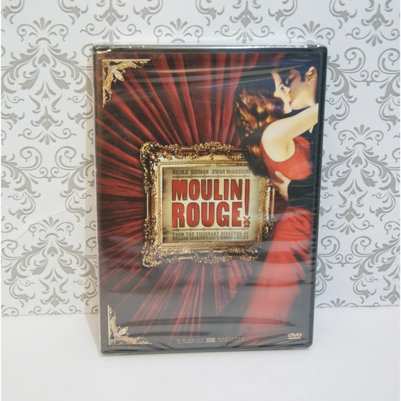 Sealed Moulin Rouge DVD Art Love Music Poetry Nicole Kidman Ewan McGregor New - Picture 1 of 5